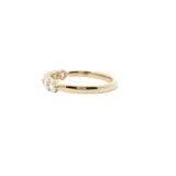14K Yellow Gold Oval Cut 0.60 Carats Diamond Ring