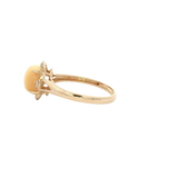 Bold & Elegant 14K Gold Yellow Accented Color Stone Fashion Rings - Diamond 1.54 Carats & Diamond 0.07 Carats