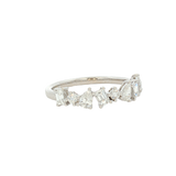 MPJ Exclusive White Gold 14K 0.73 Carats Diamond Scattter Band