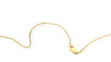 Elegant Diamond Necklaces 18K Gold Yellow 0.22 Carats Baguette Diamond & 0.63 Carats Round Diamond Halo Necklace - 18 Inch