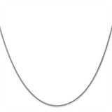 Elegant & Durable Designs 14K Gold White 1.2mm Wheat Chain, 22 Inch