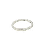 Elegant Diamond Bands 14K Gold White Anniversary 0.25 Carats Diamond Anniversary Band