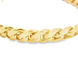 Classic Precious Metal Bracelet 14K Yellow Gold Curb Link Bracelet, 8 Inch