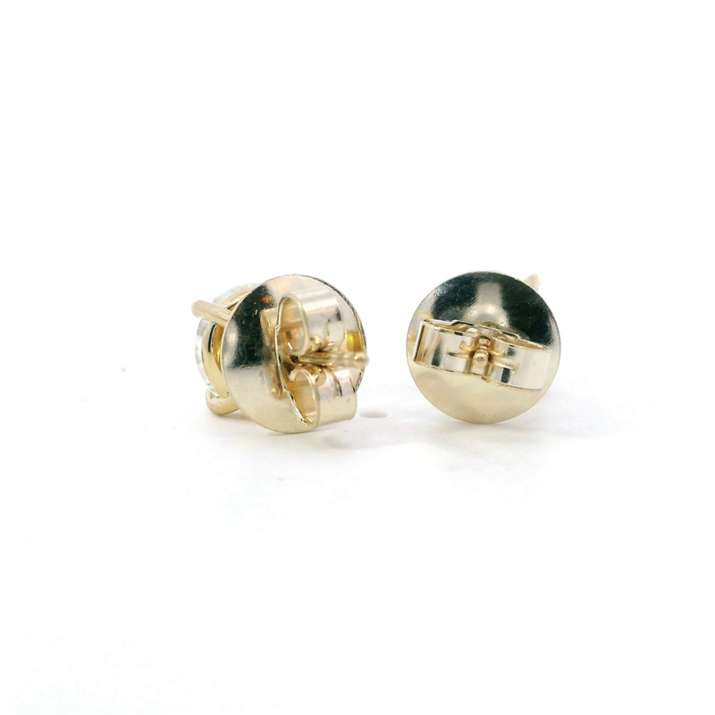 Classic & Contemporary 10K Gold Yellow 2.20 Carats Diamond 4-Prong Stud Earrings