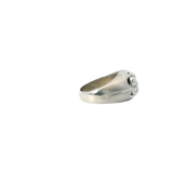 Estate 14K Gold White 0.84 Carats Diamond Accented Fashion Ring